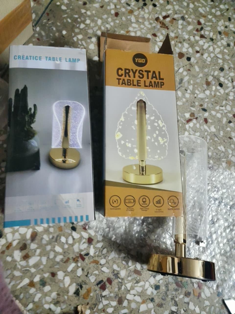 Crystal Table Lamp Ambiance 3 in 1 LED Light