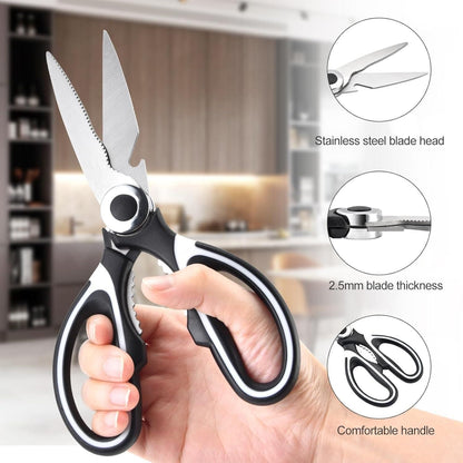 Crazy Karts™ Multifunction Kitchen Scissors – 7‑in‑1 Cutter & Opener