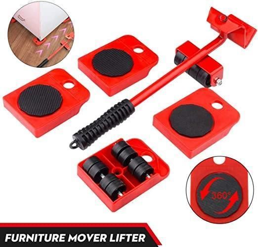 Crazy Karts™ Furniture Lifter & Mover Tool Set – Heavy Duty with Wheel Pads