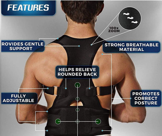 Crazy Karts™ Posture Corrector Belt – Unisex Back Support